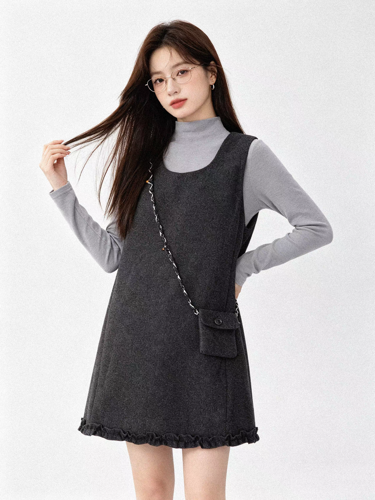 The Sabine Pinafore Dress