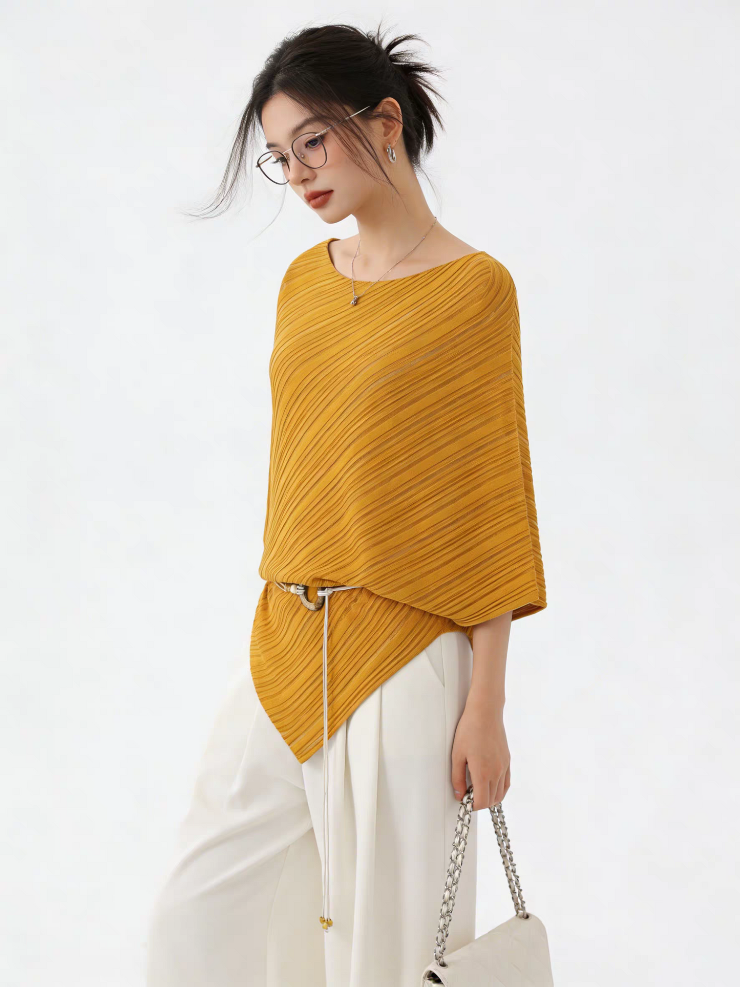 The Elise Pleated Top