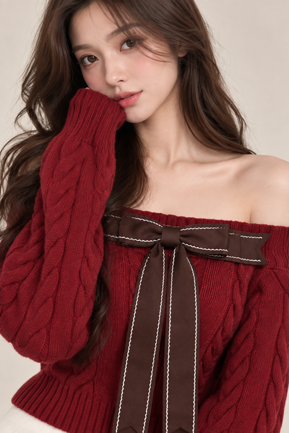 The Marielle Bow Knit