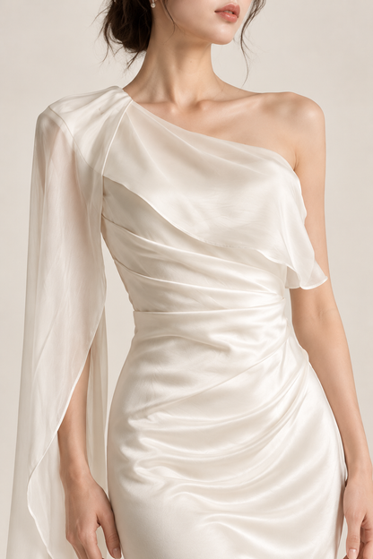 The Elina Drape Maxi Dress