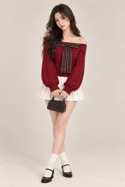 The Marielle Bow Knit