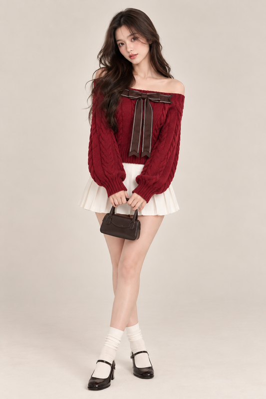 The Marielle Bow Knit
