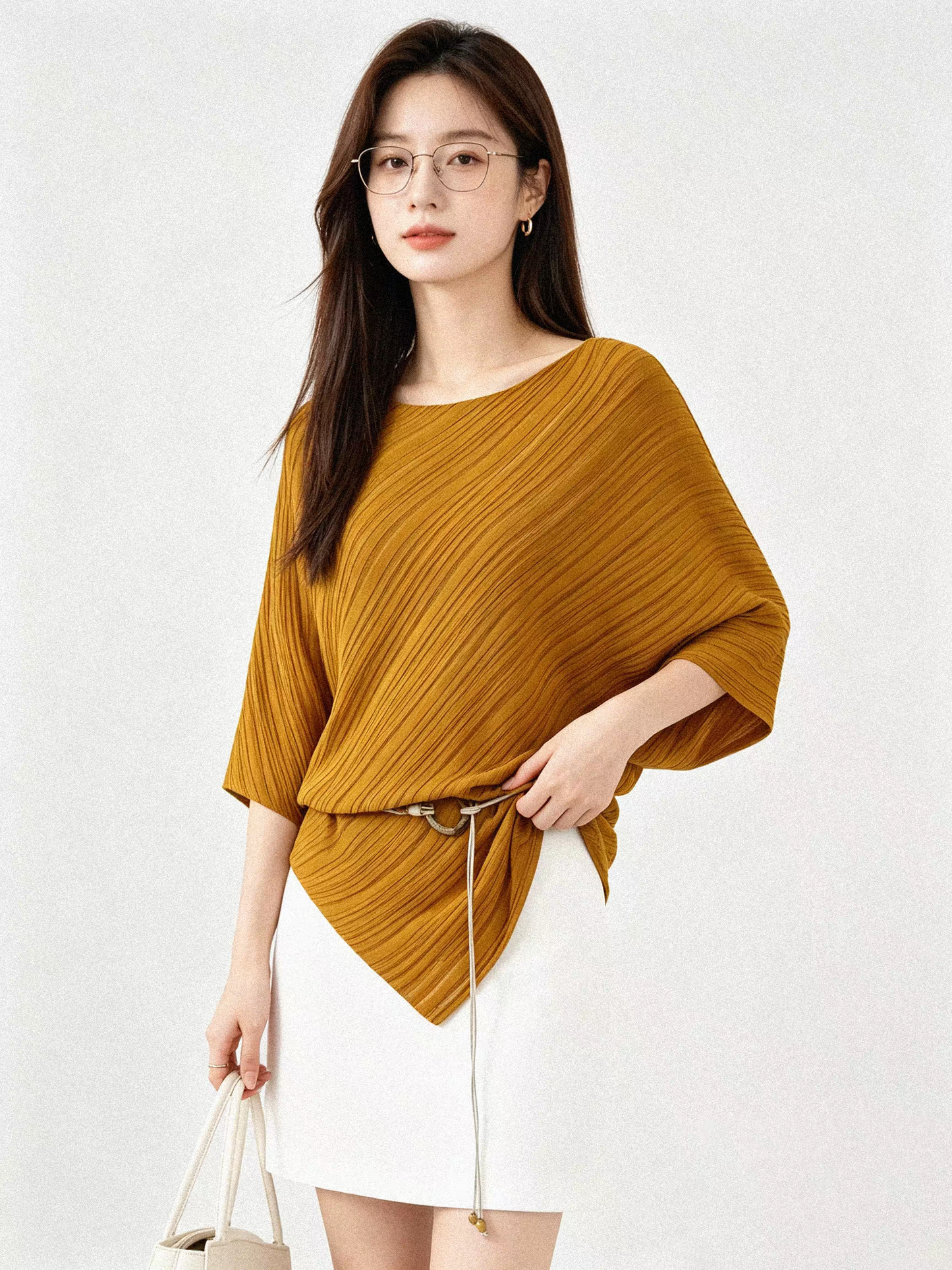 The Elise Pleated Top