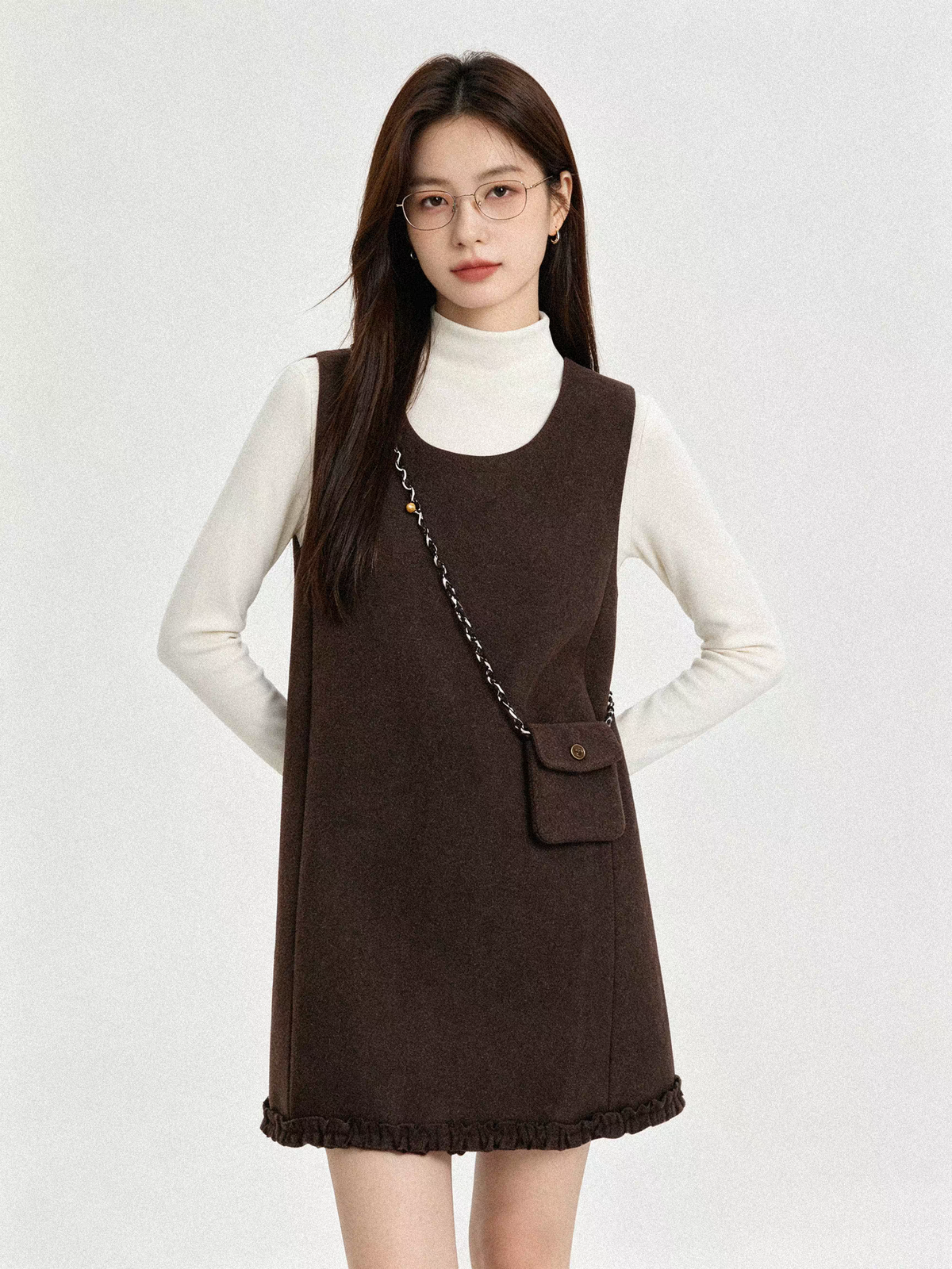 The Sabine Pinafore Dress