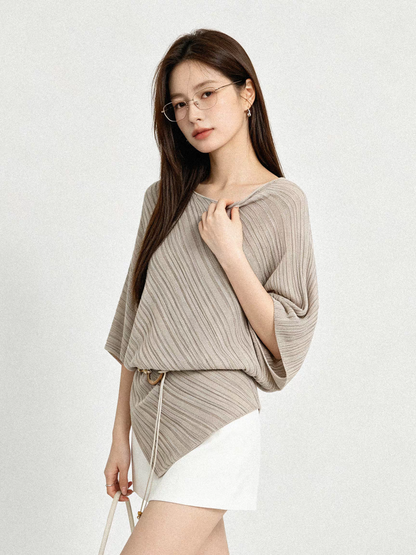 The Elise Pleated Top