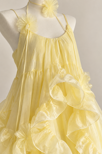 The Liana Ruffle Maxi Dress