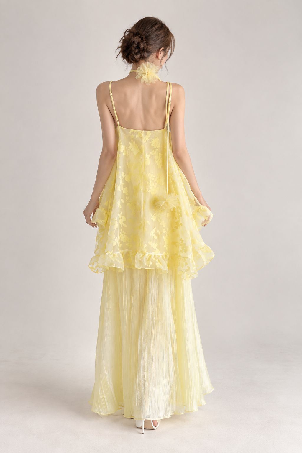 The Liana Ruffle Maxi Dress