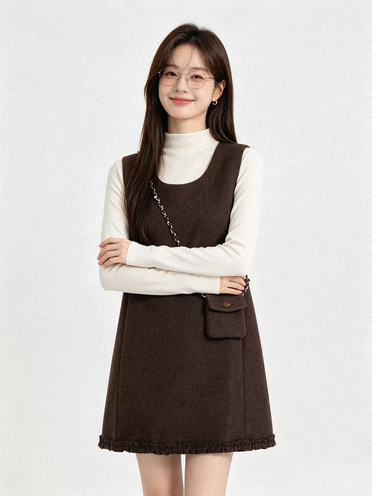 The Sabine Pinafore Dress