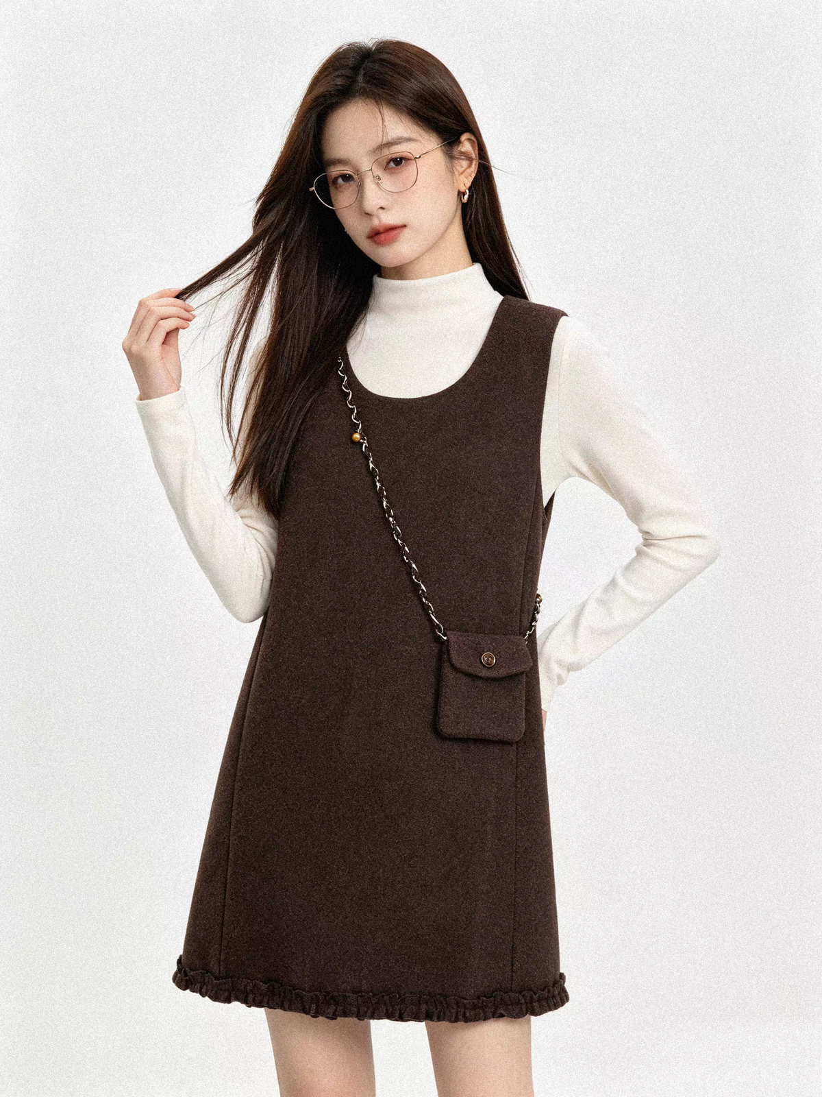 The Sabine Pinafore Dress
