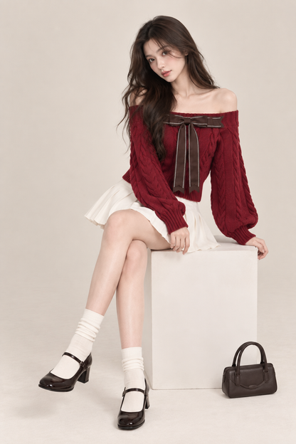 The Marielle Bow Knit